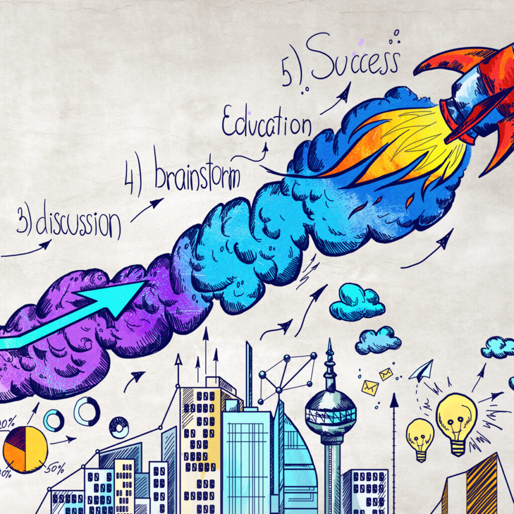 Startup and entrepreneurship concept