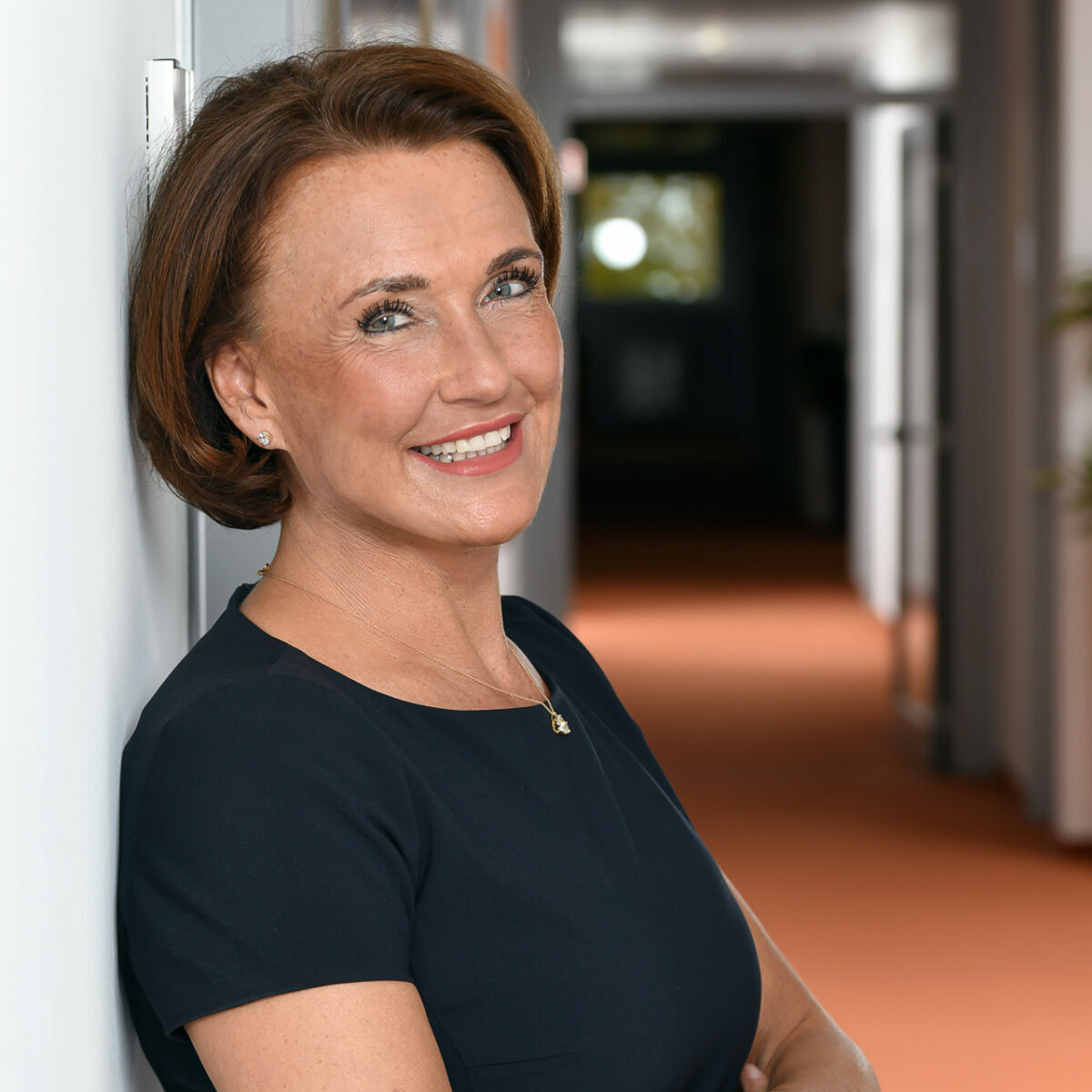 Helen Hain Managing Partner der MarketDialog GmbH in den Räumlichkeiten des eigenen Unternehmens